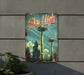 a metal sign that says sky high on it