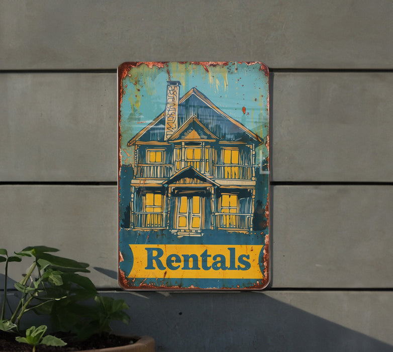 a sign that is on the side of a building
