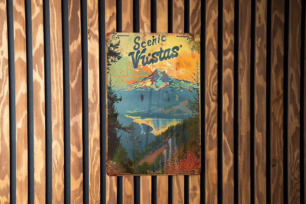 a picture of a poster on a wooden wall