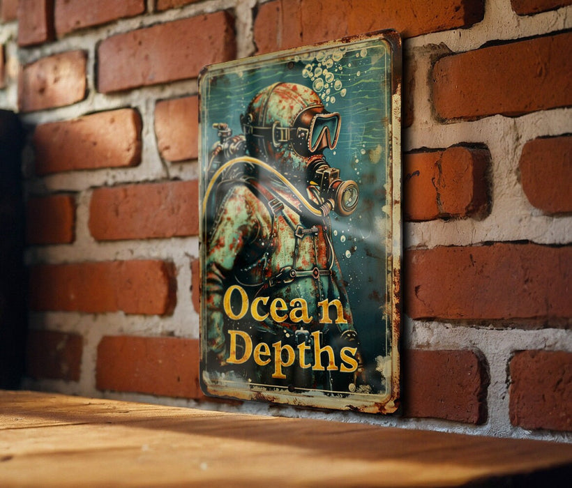 a sign on a brick wall that says ocean heights