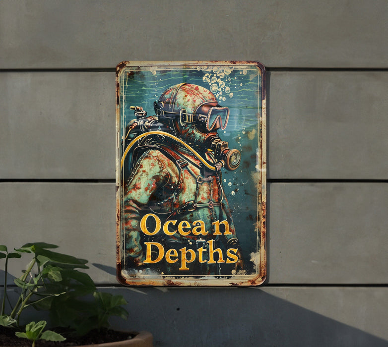a sign on the side of a building that says ocean heights