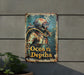 a sign on the side of a building that says ocean heights