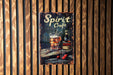 a sign on a wooden wall that says spirit craft