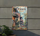 a sign on the side of a building that says orleans heart