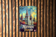 a sign on a wooden fence that says mormon temple