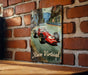 a picture of a race car on a brick wall