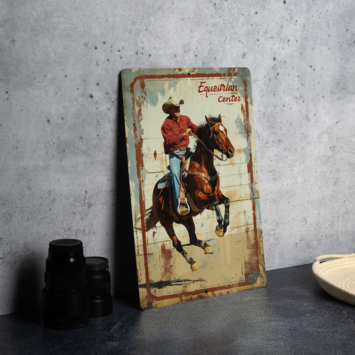a picture of a cowboy riding a horse