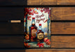 a picture of two bottles of maple syrup