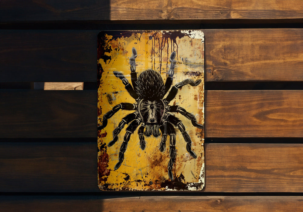 a picture of a spider on a wooden surface