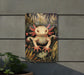a picture of a frog on the side of a building