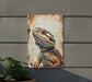 a picture of a lizard on a wall