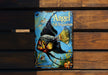 a book with an image of a fish on it
