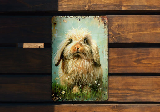 a painting of a dog on a wooden bench