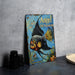 a picture of an angel fish aquarium on a table
