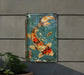 a painting of a koi fish on a wall