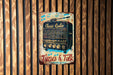 a sign on a wooden wall that says radio radio times and talk