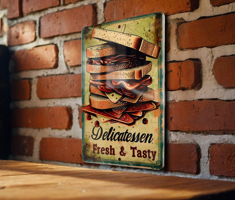 a picture of a sign on a brick wall