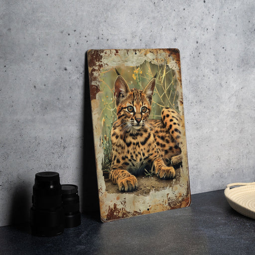 a picture of a cat sitting on a table