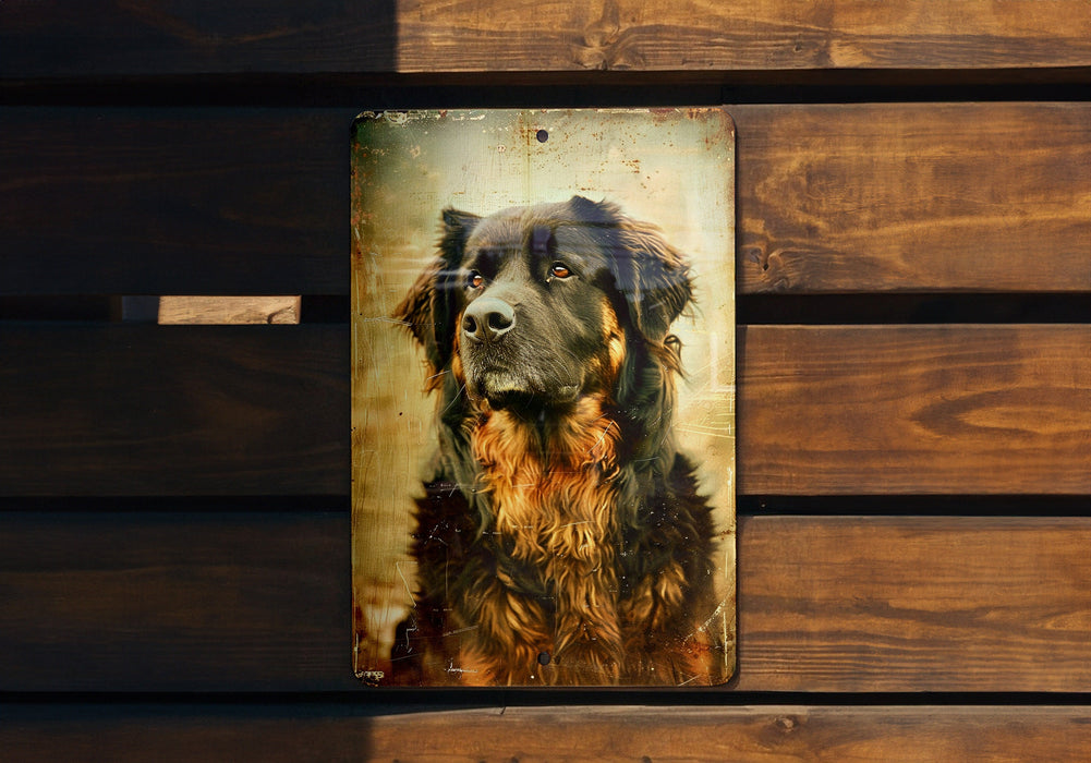 a picture of a dog on a wooden bench