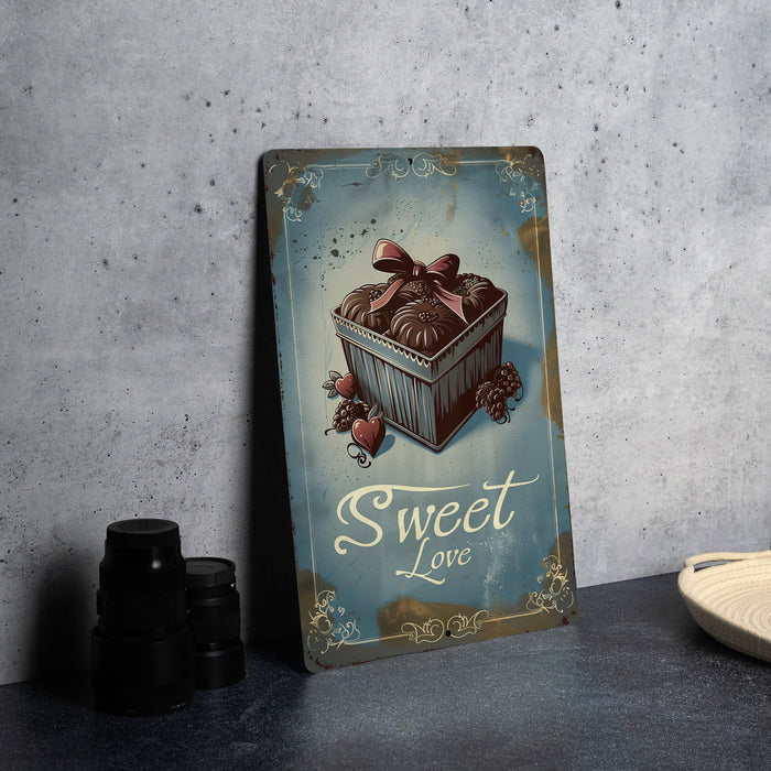 a picture of a sign that says sweet love