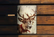 a picture of a deer with antlers on it