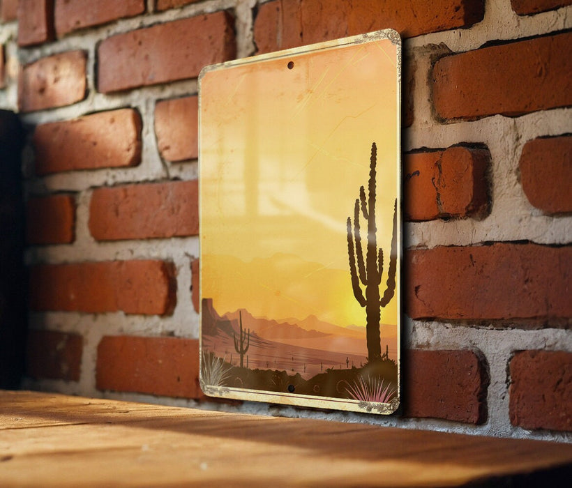 a picture of a cactus on a brick wall
