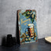a painting of a mug of beer on a table