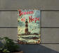 a sign on the side of a building that says beacon of hope
