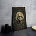 a painting of albertianian albert on a table