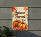 a sign that says autumn harvest on it