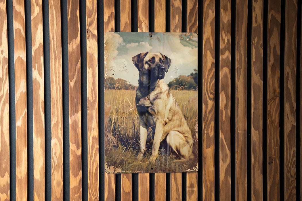 a picture of a dog and a cat on a wooden wall