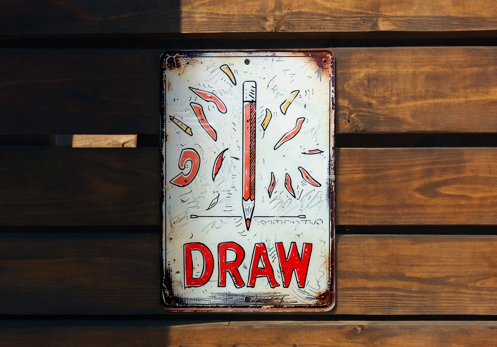 a close up of a sign on a wooden wall