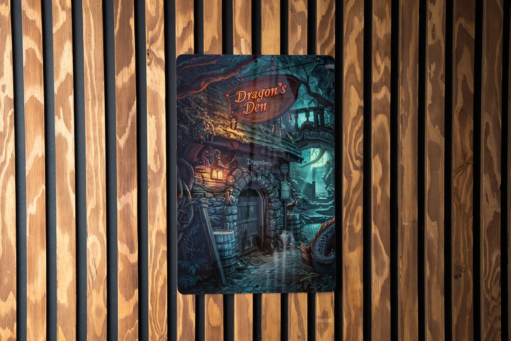 a picture of a wooden wall with a sign on it