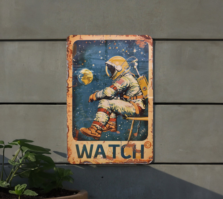 a picture of an astronaut sitting on a chair