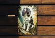 a book with a picture of a dog on it