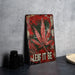 a metal sign with a marijuana leaf on it