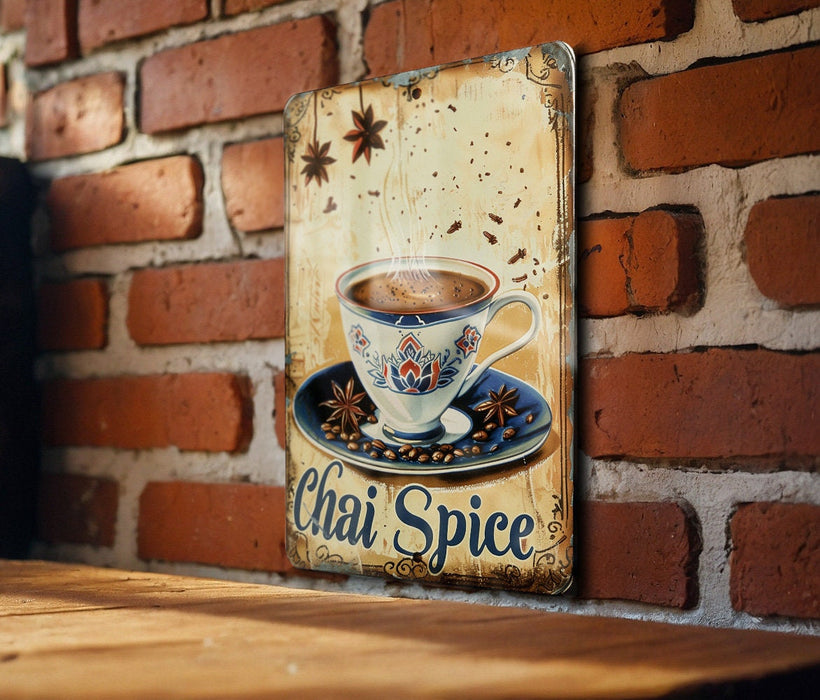 a picture of a cup of coffee on a brick wall