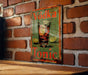 a sign on a brick wall that says vodka tonic