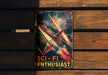 a book with a picture of a sci - fi spaceship on it