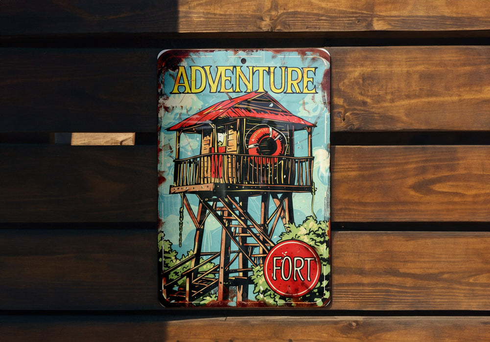 a tin box with a picture of a tower on it