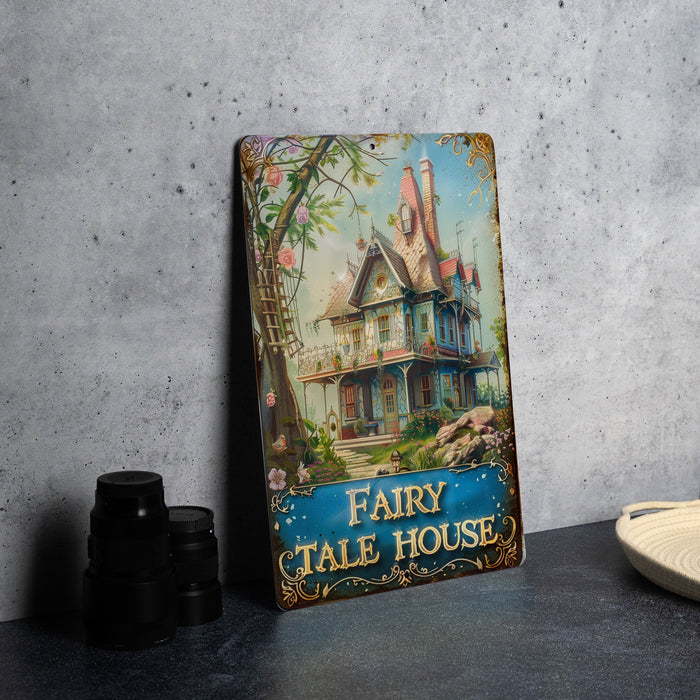 a picture of a fairy tale house on a table