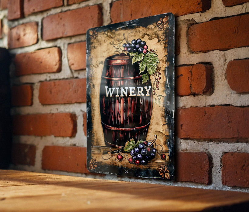 a picture of a wine glass on a brick wall