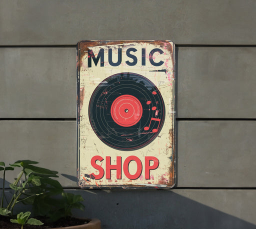 a sign that is on the side of a building