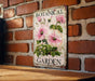 a sign on a brick wall that says botanical garden