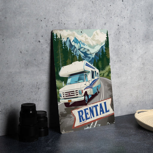 a picture of a camper on the side of a road