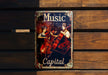 a book with a picture of a woman playing the cello