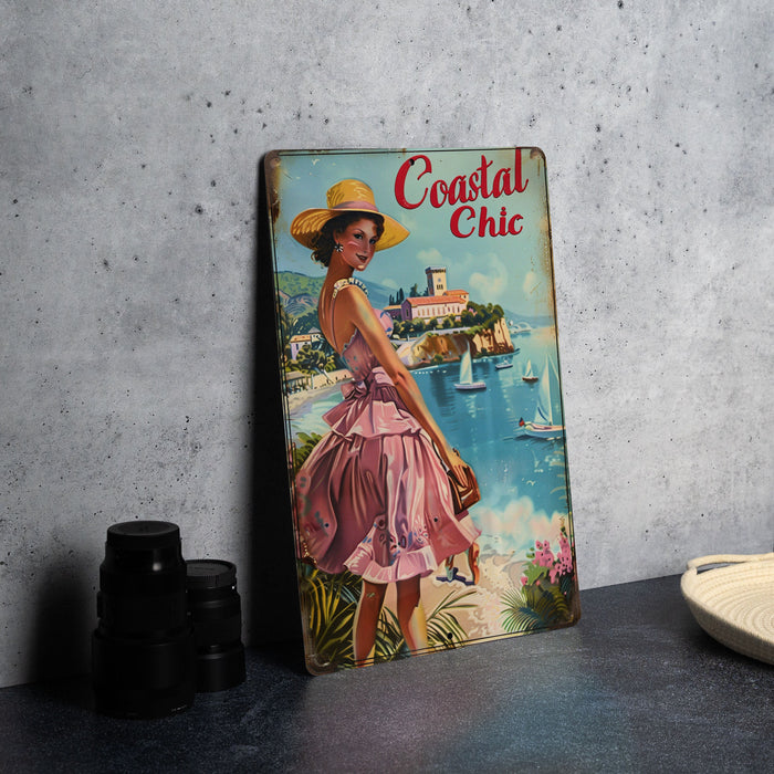 a picture of a woman in a pink dress and hat