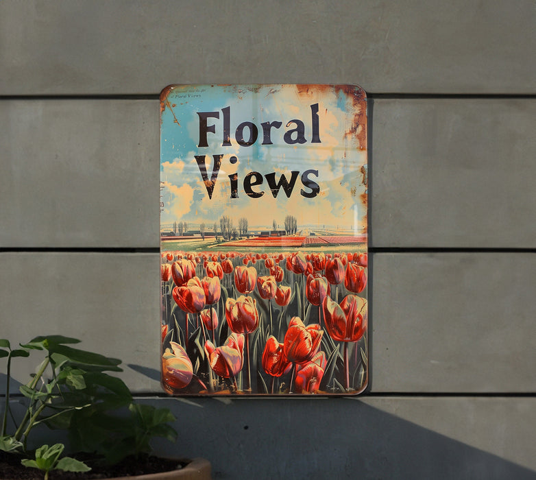 a sign that is on the side of a building