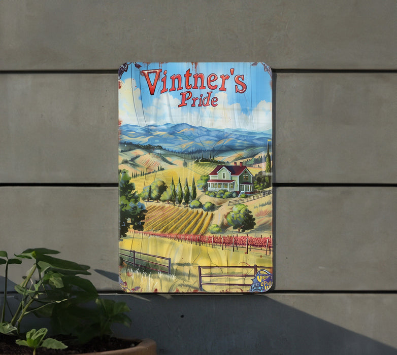 a sign on a wall that says winter's pride