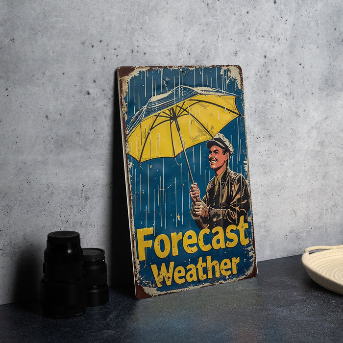 a picture of a man holding a yellow umbrella
